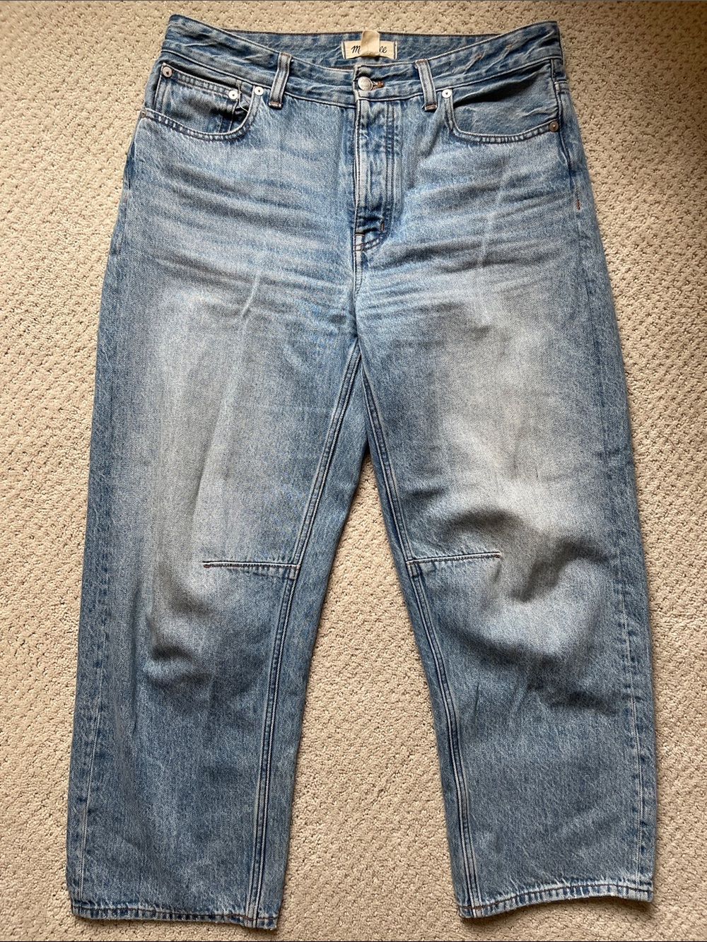 Madewell The Darted Barrel Leg Jean